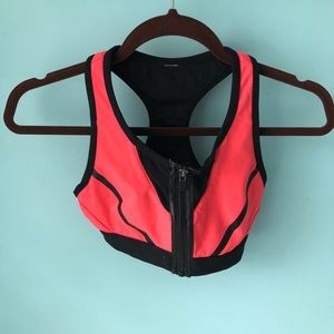 XS hot pink Fabletics sports bra